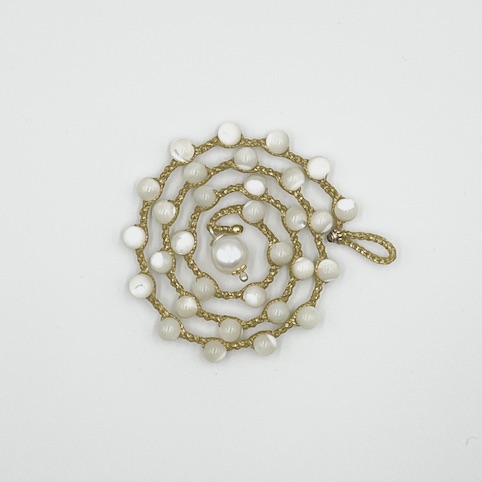 Mother of Pearl Small Spiral