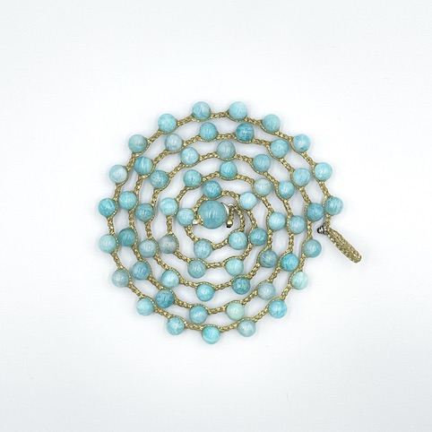 Amazonite Long Spiral