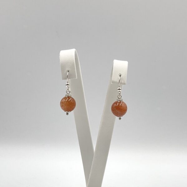 Sunstone Simple Earrings