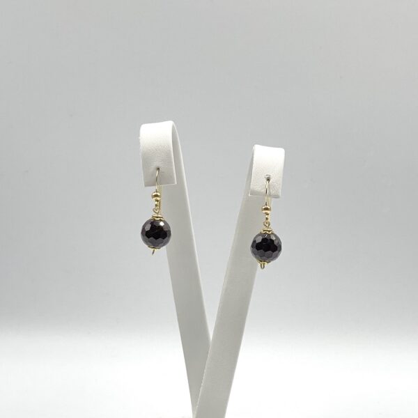 Garnet Simple Earrings