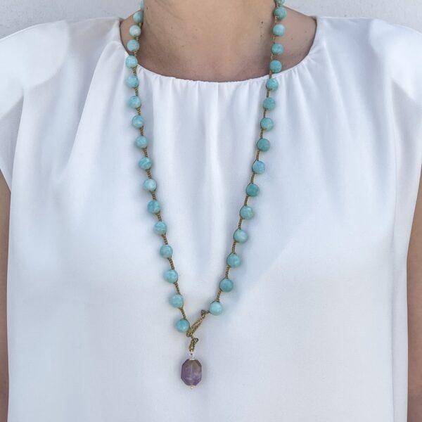 Amazonite Marie Necklace