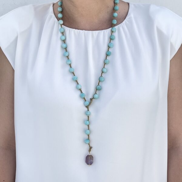 Amazonite Marie Necklace