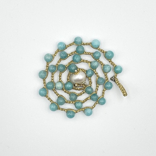 Amazonite Small Spiral