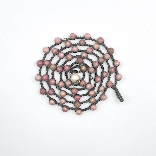 Rhodonite Long Spiral