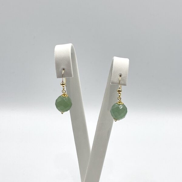 Aventurine Simple Earrings