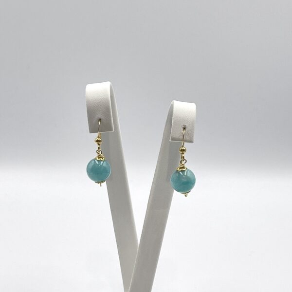 Amazonite Simple Earrings