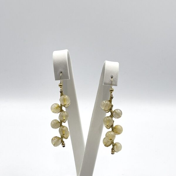 Rutilated Quartz Earrings