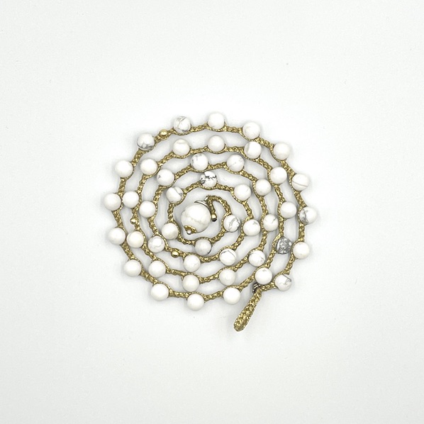 Howlite Medium Spiral