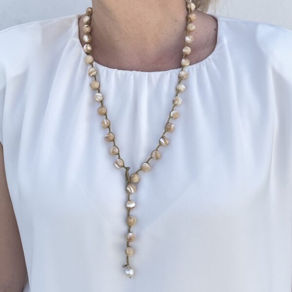 Mother of Pearl Marie Necklace