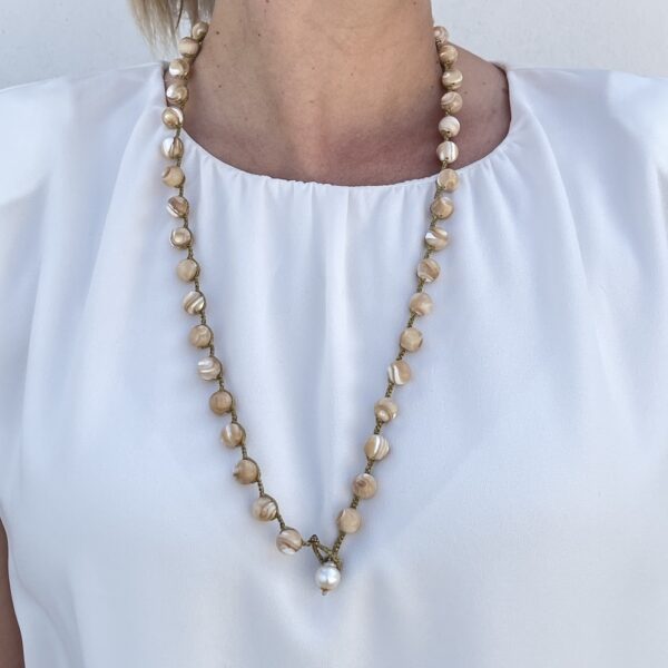 Mother of Pearl Marie Necklace