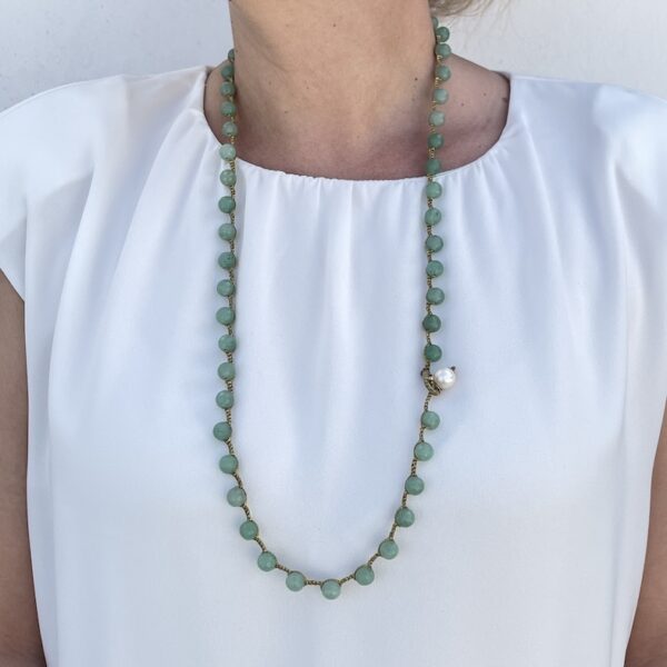 Aventurine Marie Necklace