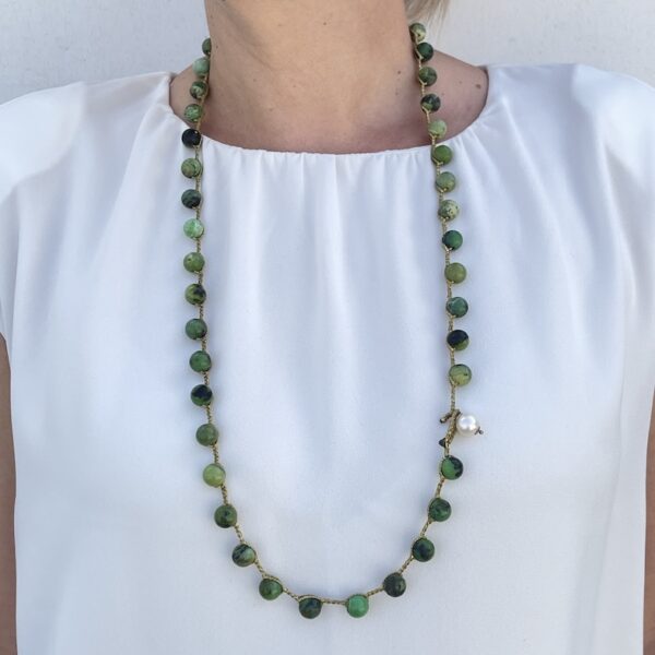 Chrysoprase Marie Necklace