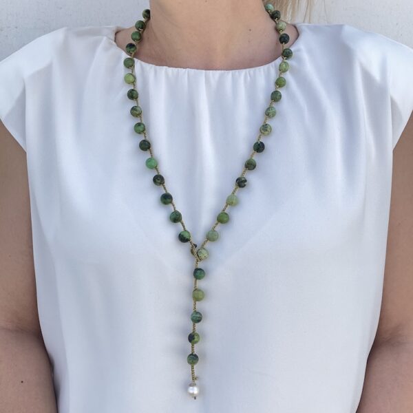 Chrysoprase Marie Necklace