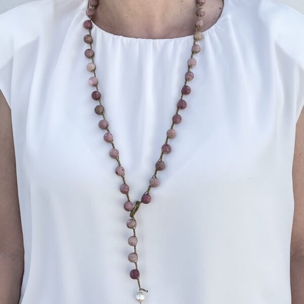 Rhodonite Marie Necklace