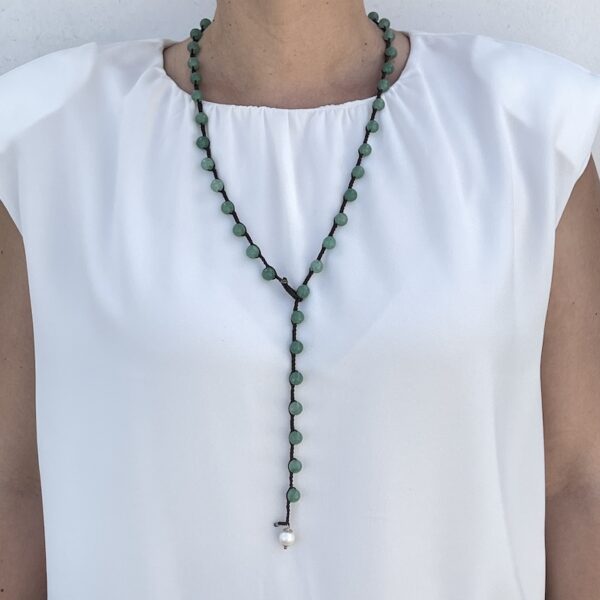 Aventurine Marie Necklace