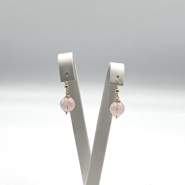 Morganite Simple Earrings