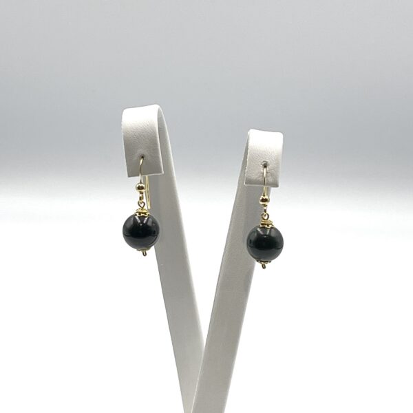 Bloodstone Simple Earrings