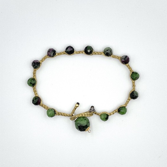 Ruby Zoisite Bracelet