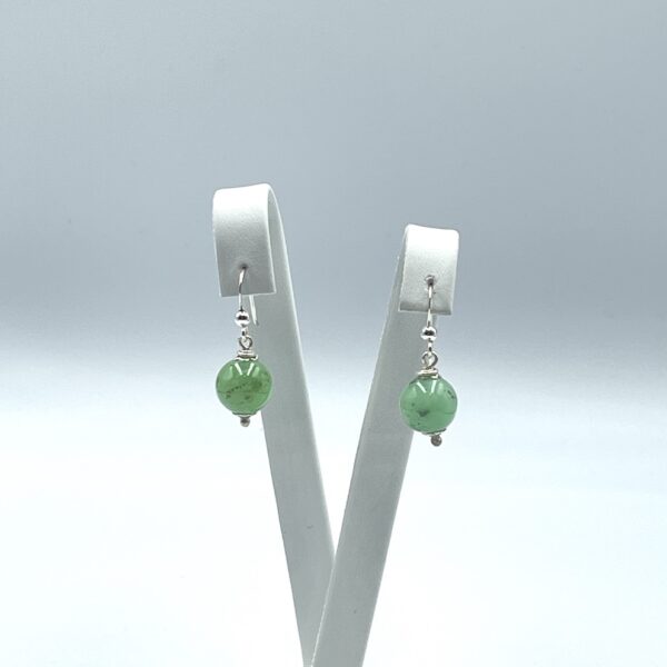 Chrysoprase Simple Earrings