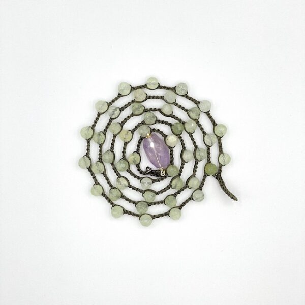 Prehnite Marie Necklace