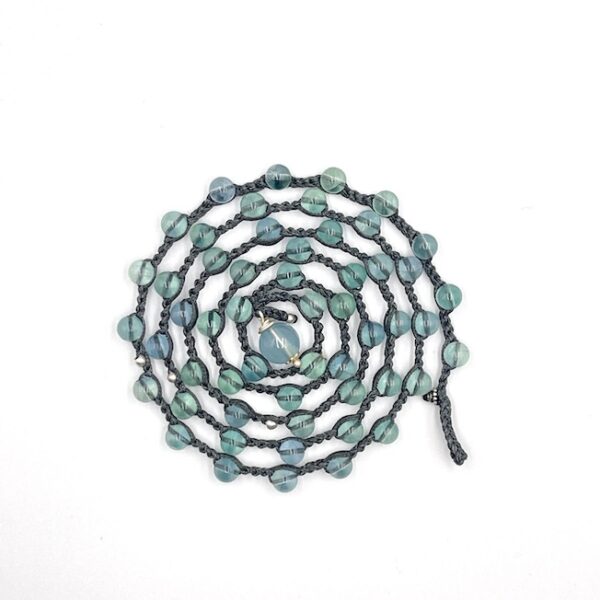 Blue Fluorite Long Spiral