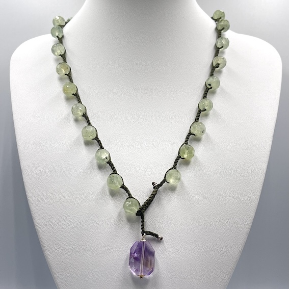 Prehnite Anne Necklace