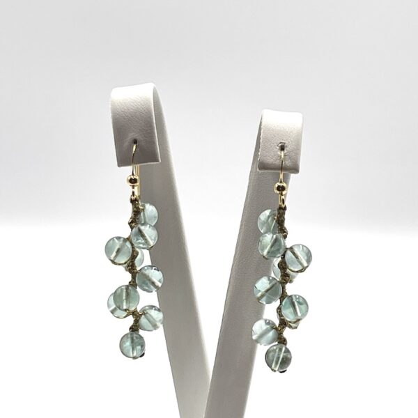 Blue Fluorite Classic Earrings