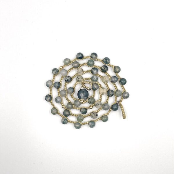 Moss Agate Medium Spiral